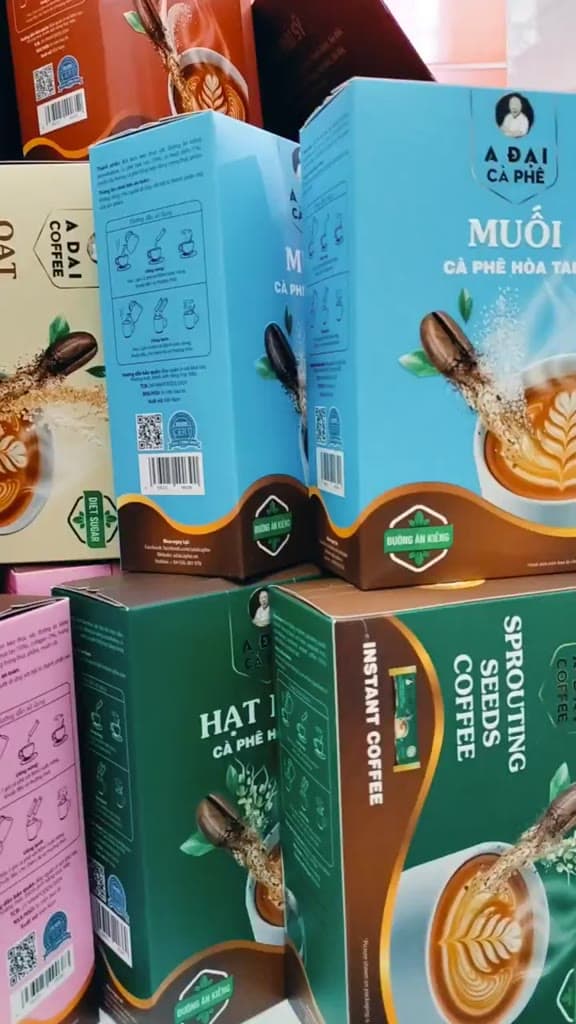 Cà Phê Hòa Tan A Đại 8 Trong 1 - Mix 8 hương vị trong cùng một sản phẩm, Đa dạng trong trải nghiệm