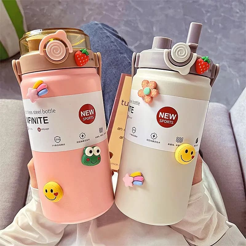 Bình giữ nhiệt Boss NIUMI dung tích 1200ml inox 316 thiết kế đơn giản, màu sắc nhẹ nhàng
